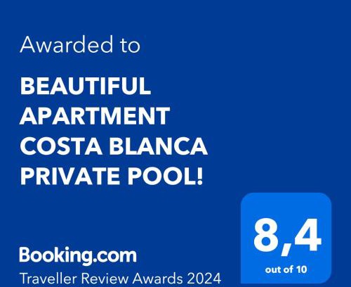 Oliva Apartment | BEAUTIFUL APARTMENT COSTA BLANCA PRIVATE POOL!