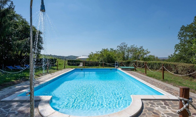 Azzano d'Asti Villa | Beautiful apartment in villa for 6 guests with pool, WIFI, terrace, pets allowed and parking
