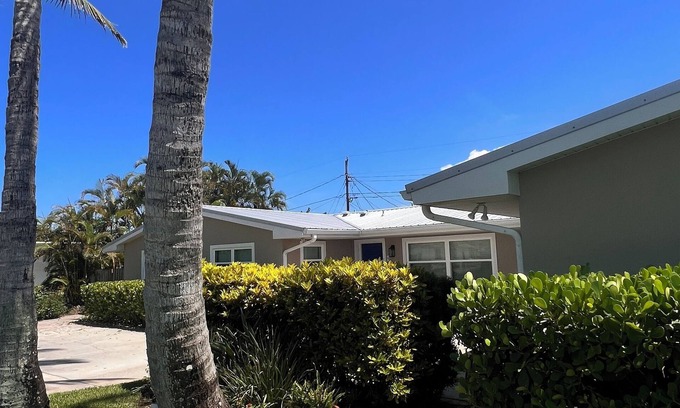 Indialantic Heights House | Beautiful beachside home perfect for your vacation with office and fenced yard!