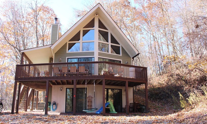 Paradise Point House | Beautiful Cabin with Lake access, hot tub, and all the amenities