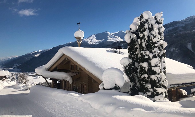 Bramberg am Wildkogel Ski Chalet | Beautiful Chalet Sonnberg with Sauna, Balcony, Terraces, Mountain View; Parking Available