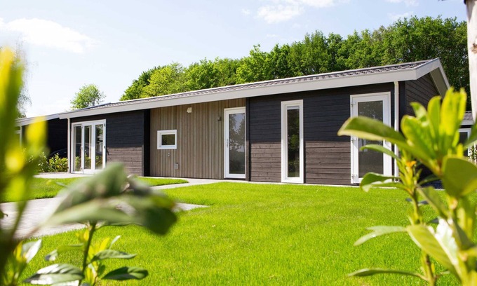 Municipality of Veldhoven Ski Chalet | Beautiful Chalet With Airco, in a Holiday Park