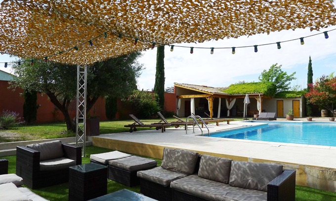 Canet House | Beautiful charming house 16- 20 per. 400 m2 air-conditioned with swimming pool