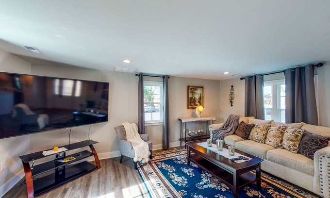 Parkville House | Beautiful Colonial-Style Home with Pool, Firepit & Grill - Dogs Welcome