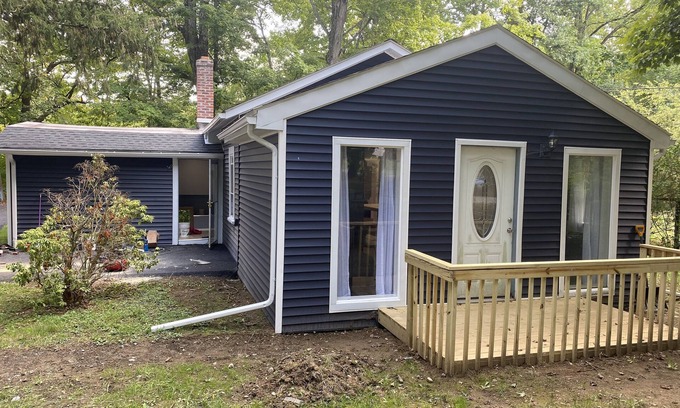 Poughkeepsie House | Beautiful creekside secluded cottage with canoeing on site. Pet friendly.