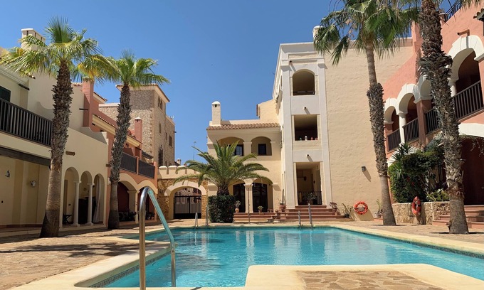 Villaricos Apartment | Beautiful, newly decorated penthouse in front of small fishing harbour