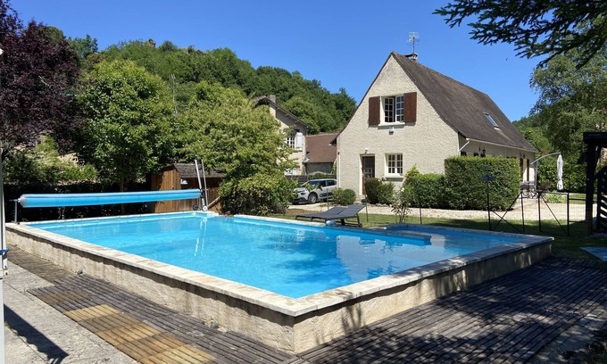 Badefols-sur-Dordogne House | Beautiful Périgourdine ideal for a large family or two couples with children