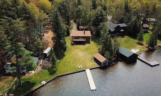 Old Forge House | Beautiful Home on 4th Lake with Gorgeous Lake Views & Private Dock