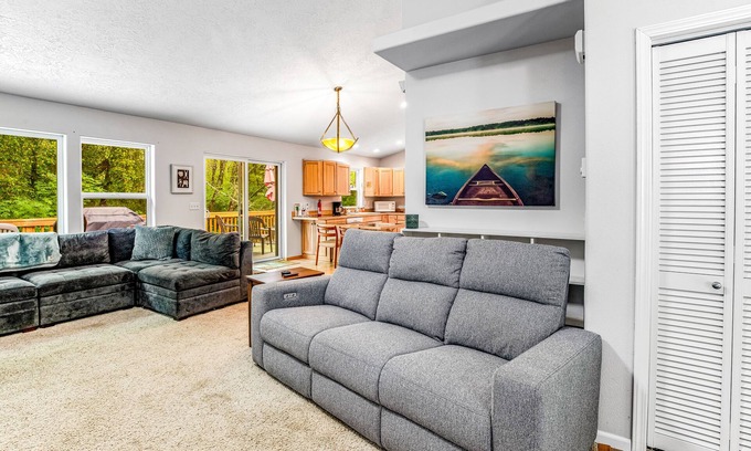 Netarts House | Beautiful home with large deck, gas grill, nestled around the trees