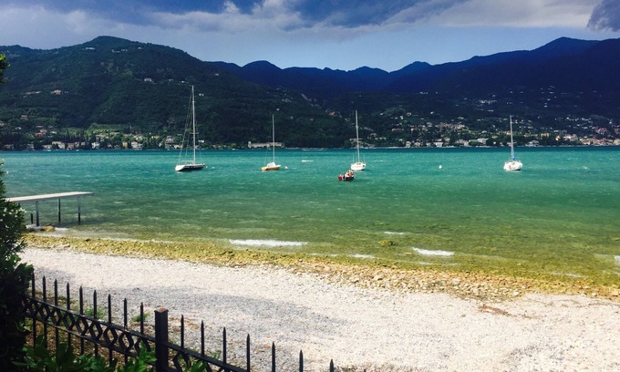 Portese Villa | Beautiful Villa with PRIVATE BEACH for 8 people, AC, parking, garden