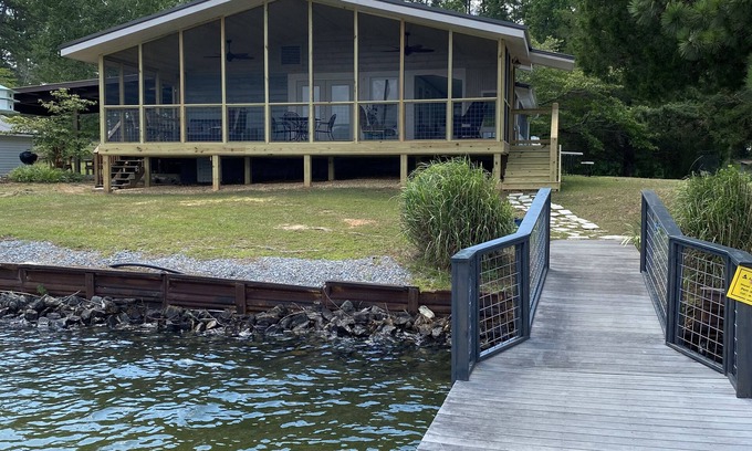 Jacksons' Gap House | Beautiful Lake Martin with million dollar views!
