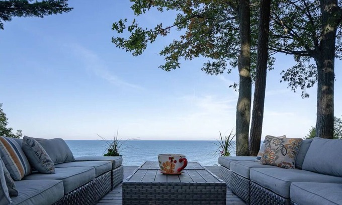 Norton Shores House | Beautiful Lake Michigan Cottage with Beach Access