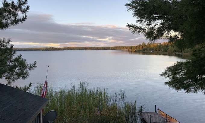 Chisholm Cottage | Beautiful Lakefront Cottage (fishing, boating, hiking, relaxing)