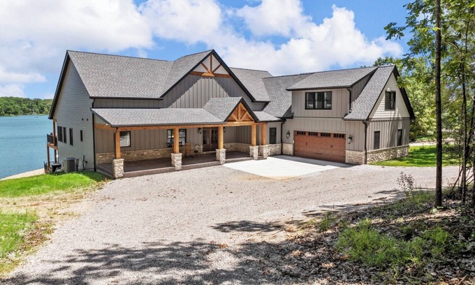 Innsbrook House | Beautiful lakefront home overlooking Lake Alpine, Innsbrook's largest lake!