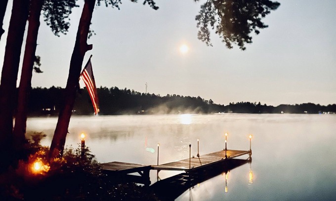Gray House | BEAUTIFUL LAKEFRONT RETREAT ON PRIVATE 1 ACRE LOT ON CRYSTAL LAKE IN GRAY, MAINE