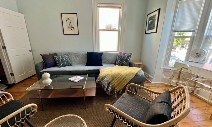 East End Apartment | Beautiful NEW apt on top of Munjoy Hill with private deck and private parking.