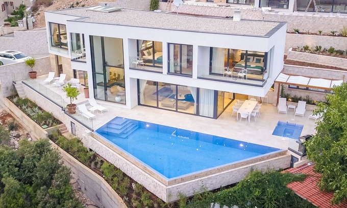 Hvar Villa | Beautiful NEW Private Villa Sea View Pool and Walking distance to Center