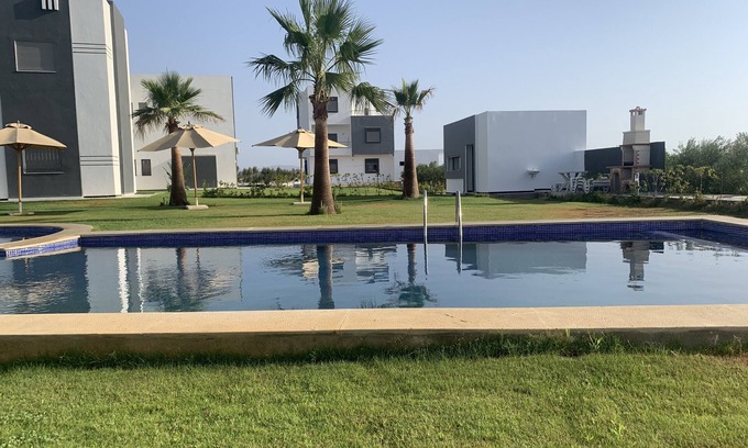 Bouficha Apartment | Beautiful new furnished S + 2 apartment with pool view