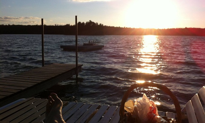 Minong House | Beautiful one level home on crystal-clear lake for year-round fun. Sleeps 10