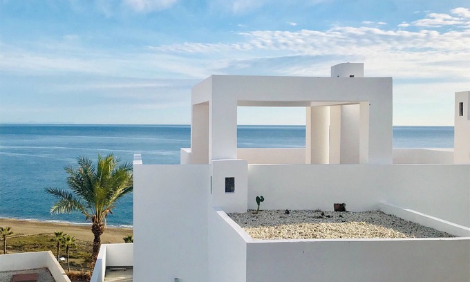 Playa Macenas Apartment | Beautiful penthouse with sea views @calaluna. mojacar