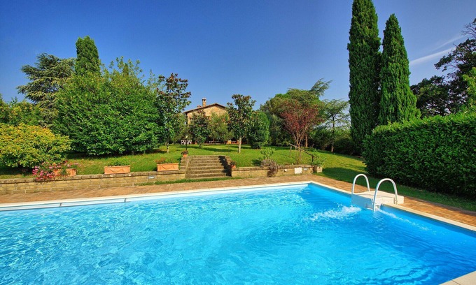 Cetona Villa | Beautiful private villa for 7 people with A/C, private pool, TV, panoramic view and parking