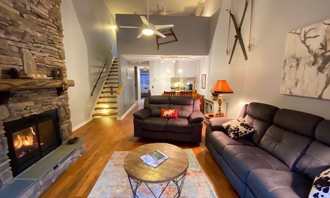 Stowe Area House | Beautiful Riverfront Townhome,nSteps to Historic Downtown Stowe