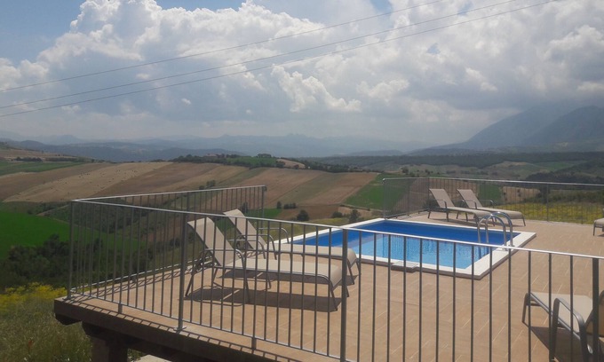 Casoli Apartment | Beautiful Spacious Apartment with shared swimming pool