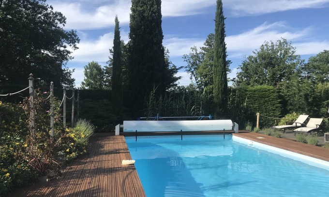 Saint-Cybranet House | Beautiful stone house with private pool, stunning views, in heart of Dordogne