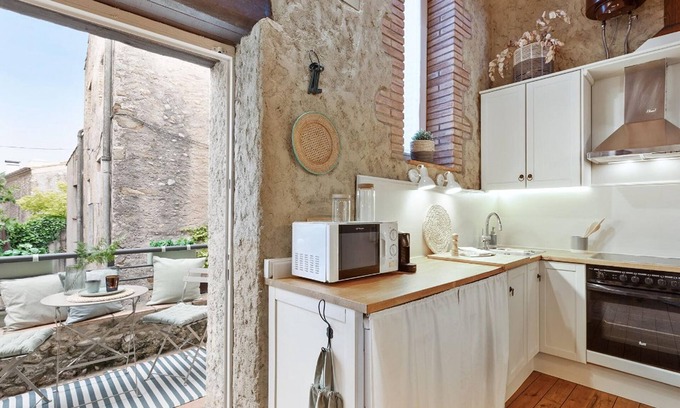 Vilaur House | Beautiful stone house with private terrace