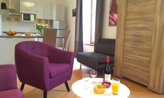 Aulus-les-Bains Apartment | Beautiful studio n ° 204 relooked and standing in residence of the big hotel
