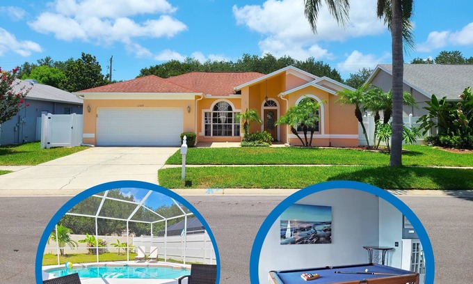 Countryway House | Beautiful Summer House 3Be/2Ba heated pool & pool table, perfect location