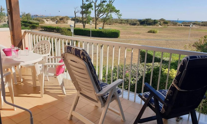 Cap d'Agde Apartment | Beautiful T3 seaview swimming pool Cap d'Agde