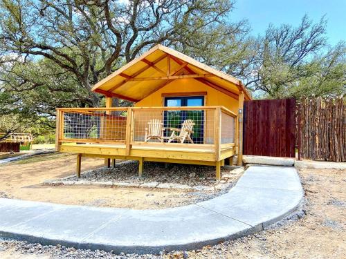 Ingram Other | Beautiful Tented Cabin in Texas for Glamping by Guadalupe River