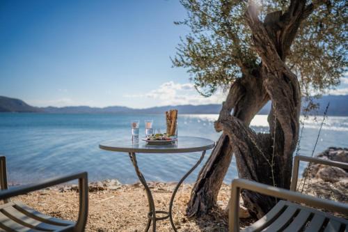 Mytilene House | Beautiful Traditional Stone House in the private Sea Front Olive Grove of Elaionas Nikou Luxury Villas