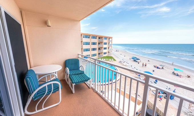 Satellite Beach Condo | Beautiful udpdated 2 bed 2 bath ocean front condo with amazing ocean views!