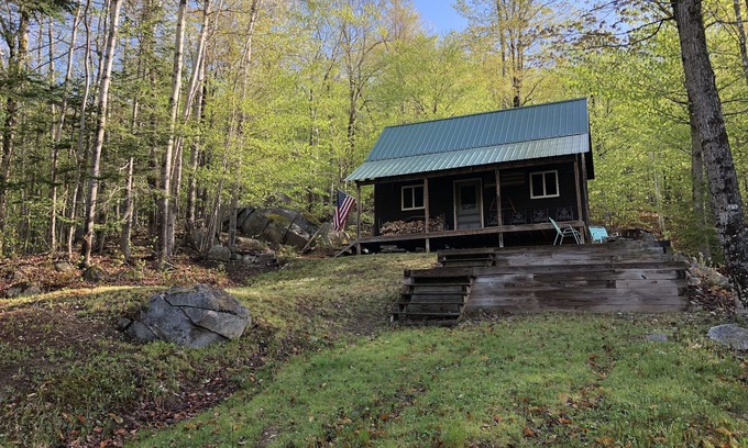 Sunday River Area Cabin | Beautiful Off-the-Grid Cabin. Next to A.T. in Andover Notch.