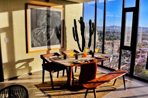 Puebla Apartment | Beautiful views of volcanoes from every corner