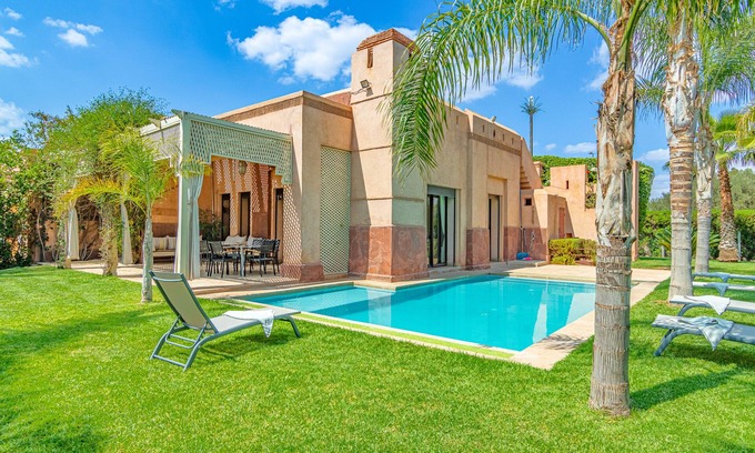 Oulad Hassoune Villa | Beautiful villa 6 people, large garden & private pool 8x4m not overlooked, Marrakech