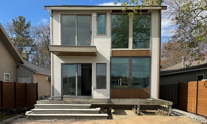 Norton Shores House | Beautiful Waterfront Getaway on Mona Lake in Norton Shores