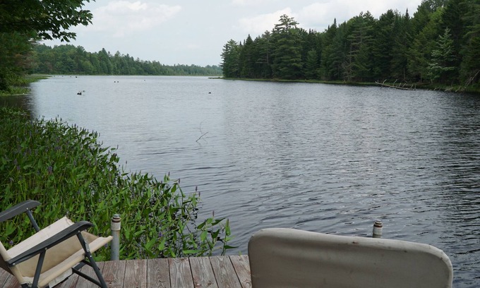 Lake Clear Cabin | Beautiful waterfront cabin; breathtaking views of Whiteface Mountain