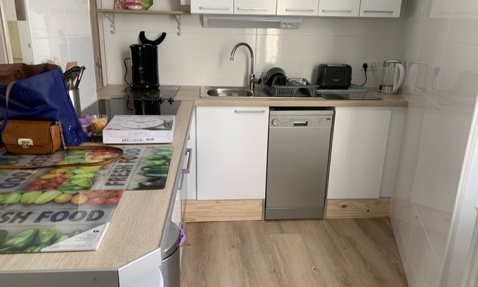 Neris-les-Bains Apartment | Beautifully renovated Bristol Manor Bis F3 N18 apartment opposite the Néris thermal baths