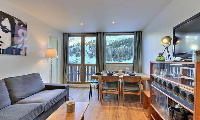 Plagne Centre Apartment | Beautifully renovated apartment for 5 in La Plagne