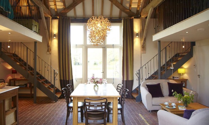 Axford House | Beautifully Restored Barn; Combining Original Features & high tech for comfort