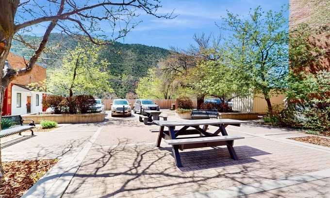 New Castle Apartment | Beautifully restored Main Street loft with deck, river views & prime location