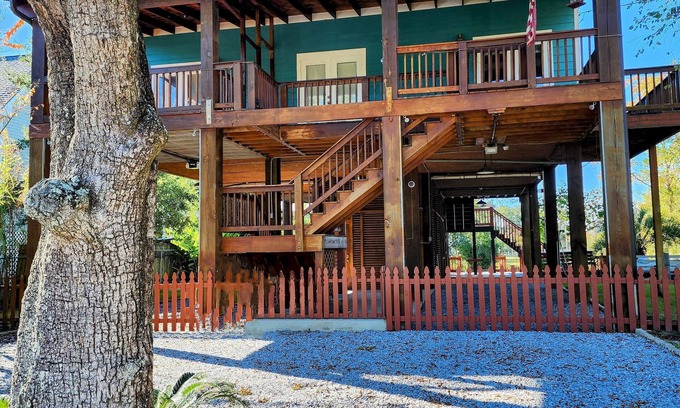 Pass Christian House | Beauty on a Bayou - Water Access - Pet Friendly!
