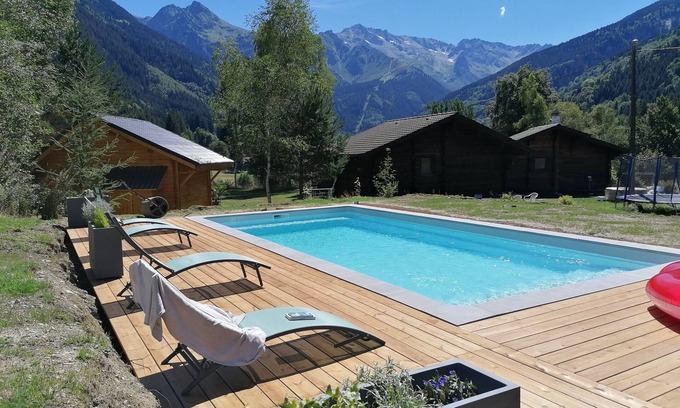 La Ferriere Ski Chalet | Bec Arguille - Authentic mountain chalet -Swimming pool-Sauna-Norwegian bath