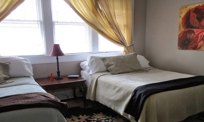 Lancaster House | Bedroom with 2 Queen Beds in the Guest House - Lancaster, KY