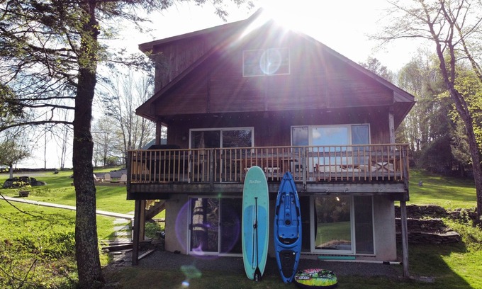 Town of Delaware House | Beechwoods Pond (private 4acre pond. 30+ acre land)