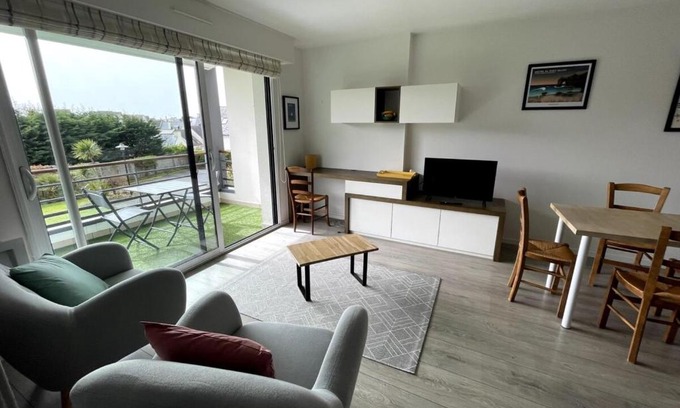 Quiberon Apartment | Bel appartement en résidence centre ville avec parking classé 3