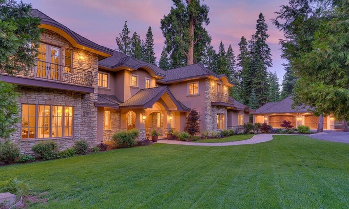 Tahoe Sierra Estates House | Belle Haven Lakefront - 7,200 sqft - Lake Views, Pool & Hot Tub + Guest House